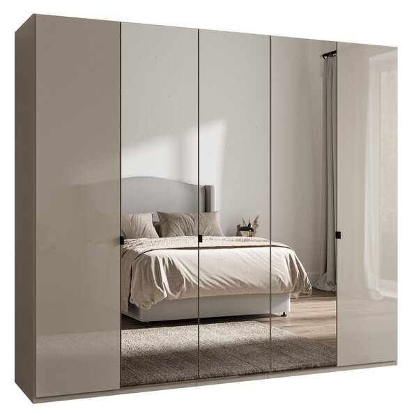 Wiemann Kahla 5 Door Mirrored Wardrobe