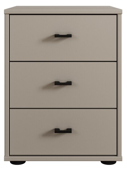 Wiemann Kahla Matt 3 Drawer Bedside Table