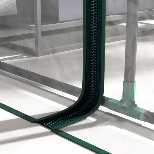 Outsunny 214cm x 118cm Walk-In Lean To Greenhouse, with Accessories Aosom UK