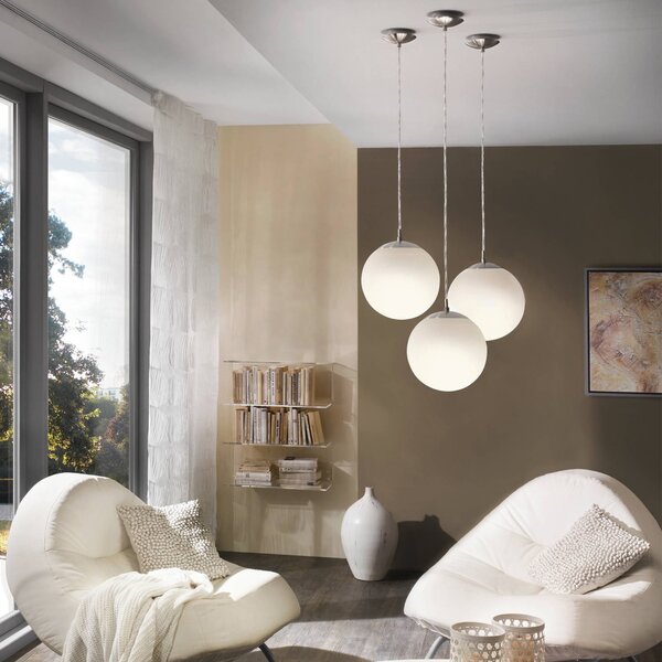 EGLO Rondo Opal Matt Pendant Light