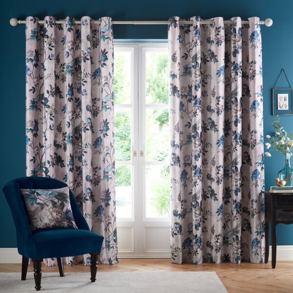 Appletree Heritage Windsford Velvet Eyelet Curtains