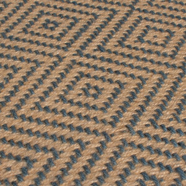 Diamond Jute Border Rug