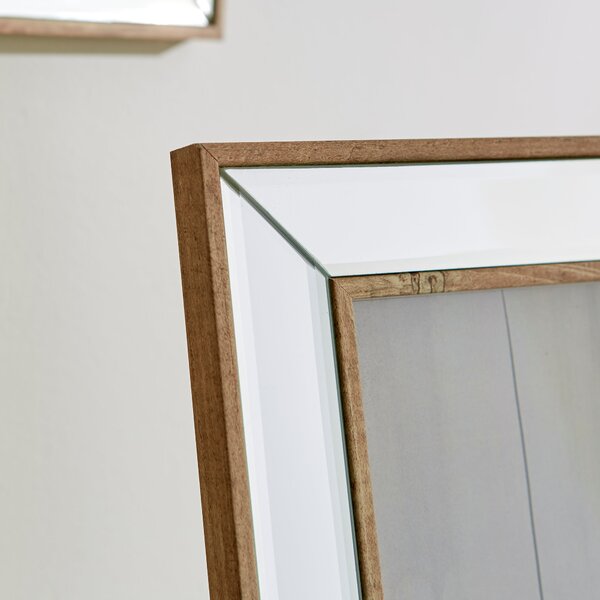 Mirror and Wood Effect Photo Frame