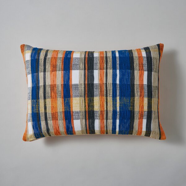 Woven Check Cushion Multi