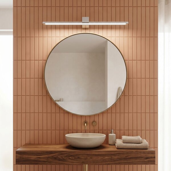 Bathroom LED wall sconce SWE042-1W 80 cm Chrome