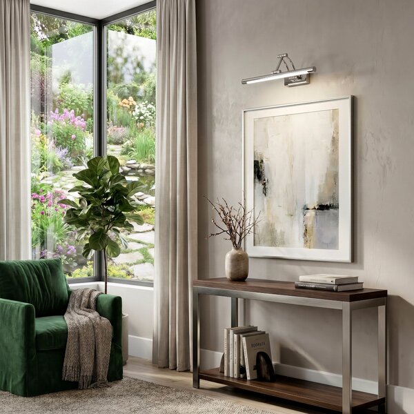 Bathroom LED wall sconce SWE016-1W 42cm Chrome