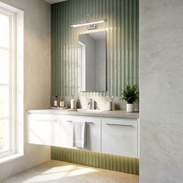 Bathroom LED wall sconce SWE016-1W 42cm Chrome