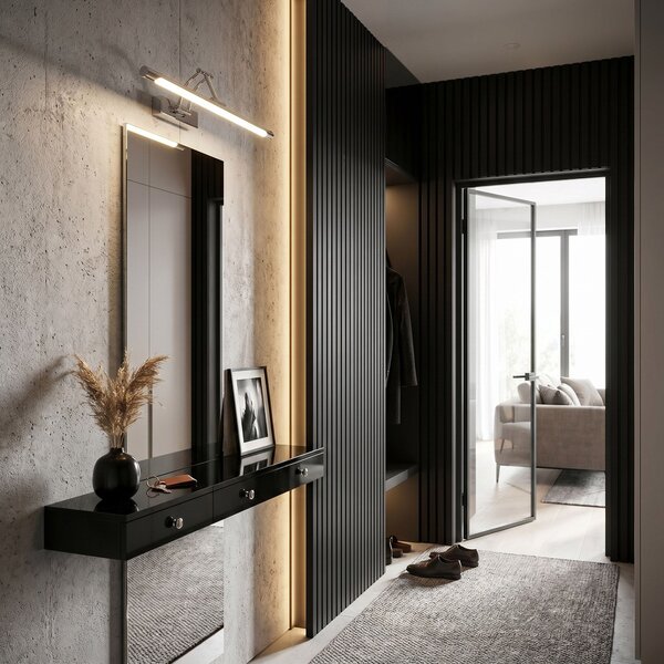 Bathroom LED wall sconce SWE016-1W 42cm Chrome