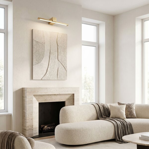 Bathroom LED wall sconce SWE046-1W 40cm GOLD BRUSH