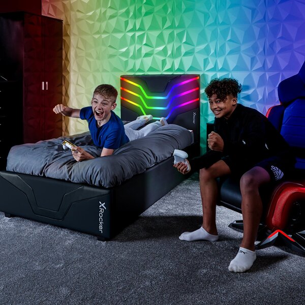 X Rocker Cosmos RGB Single Gaming Bed In Box with Neo Motion LED