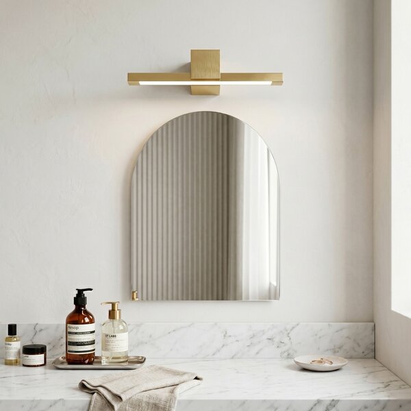 Bathroom LED wall sconce SWE046-1W 40cm GOLD BRUSH