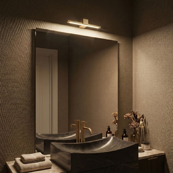 Bathroom LED wall sconce SWE046-1W 40cm GOLD BRUSH