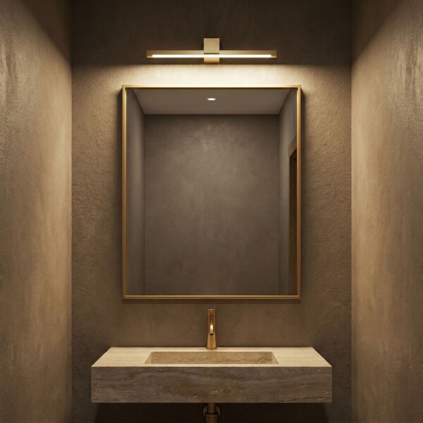 Bathroom LED wall sconce SWE046-1W 40cm GOLD BRUSH