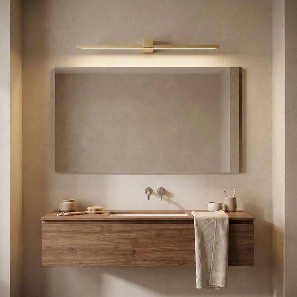 Bathroom LED wall sconce SWE048-1W 80cm GOLD BRUSH