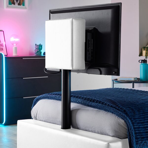 XR Living Ava TV Bed with LED Lights and TV Mount