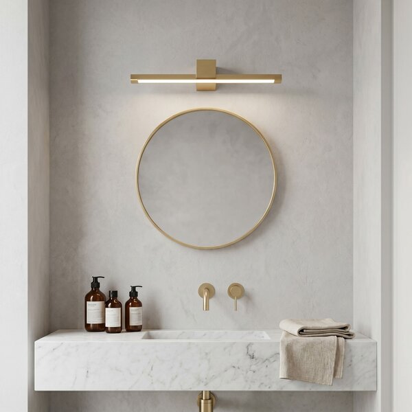 Bathroom LED wall sconce SWE047-1W 60cm GOLD BRUSH