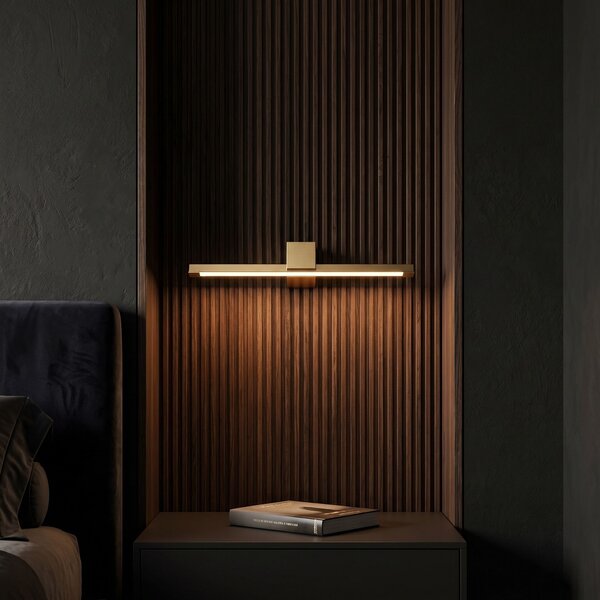 Bathroom LED wall sconce SWE047-1W 60cm GOLD BRUSH