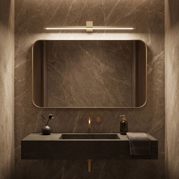 Bathroom LED wall sconce SWE048-1W 80cm GOLD BRUSH