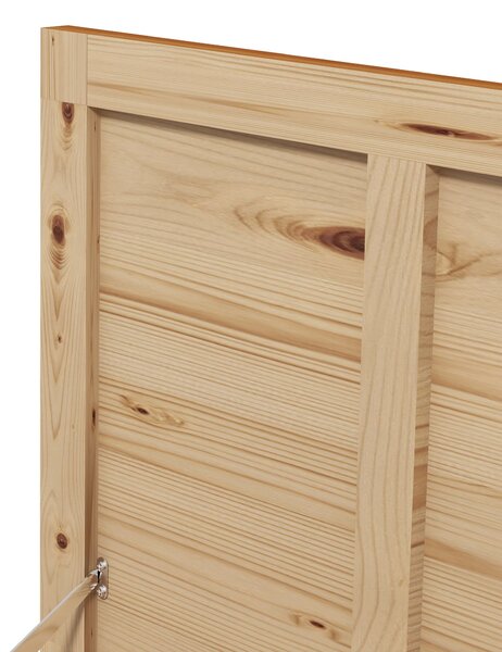 Outsunny 292L Outdoor Storage Box, Wooden Deck Box Garden Storage Container for Balcony, Porch, Poolside, Light Brown Aosom UK