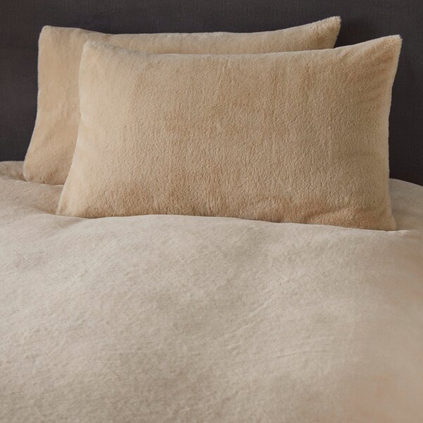 Soiree Natasha Natural Duvet Cover and Pillowcase Set