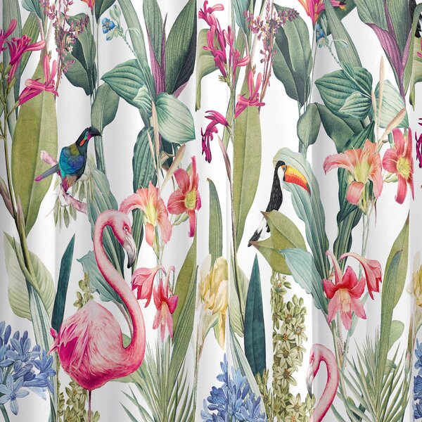 Tropical Garden Shower Curtain