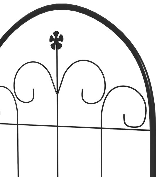 Outsunny Metal Trellis Set of 2, Garden Trellis for Climbing Plants Support Frames, Floral Design Aosom UK