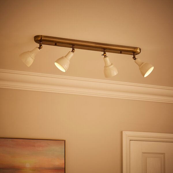 Wybridge 4 Light Semi Flush Spotlight Bar