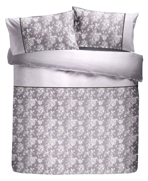 Dreams n Drapes Woven Jasmine Duvet Cover and Pillowcase Set