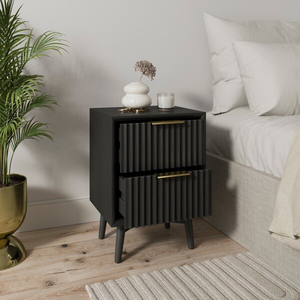 Neena 2 Drawer Bedside Table