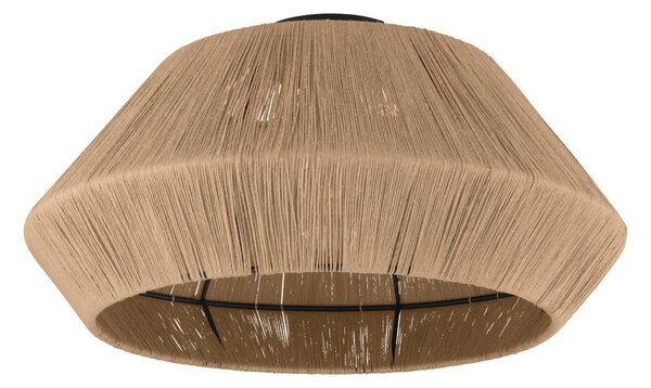 EGLO Alderney Hemp Yarn Flush Ceiling Light