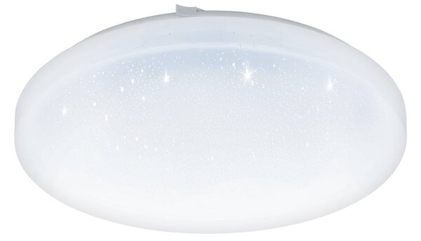 EGLO Frania-S LED Rounded Crystal Effect Flush Wall and Ceiling Light