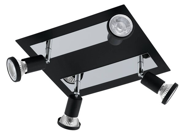 EGLO Sarria Square 4 Light Semi Flush Spotlight