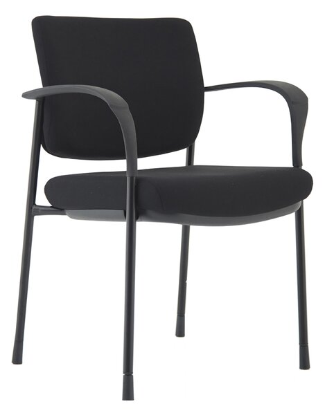 Arda Fabric Conference Chair (Black Frame), Black
