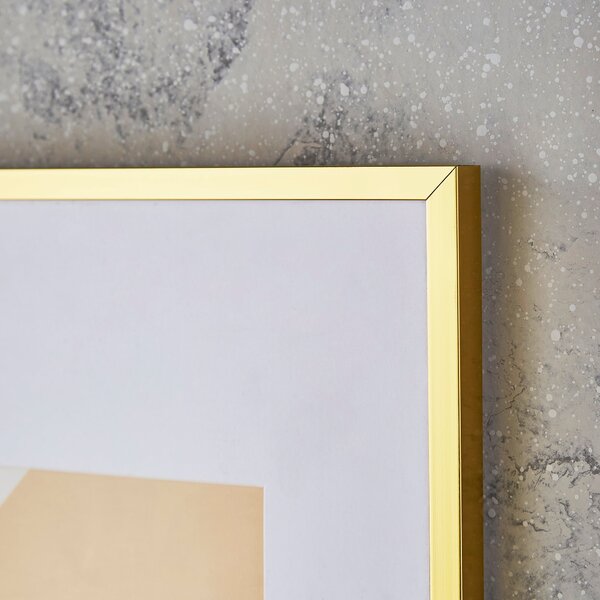 Skinny Gold Metal Photo Frame