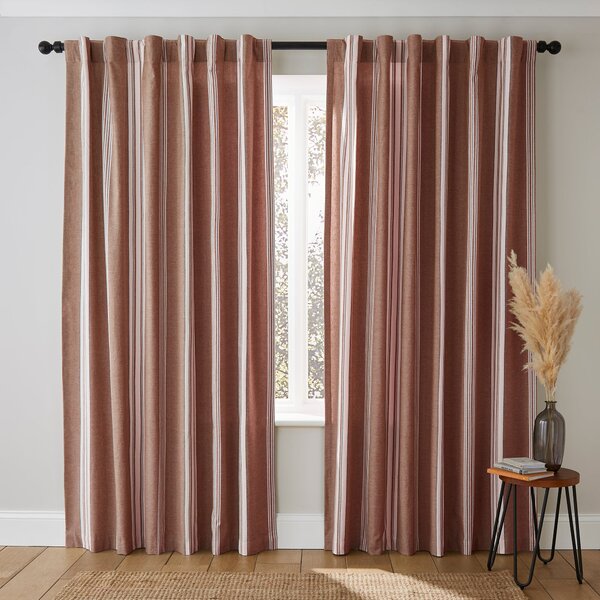 Pensford Stripe Slot Top Curtains