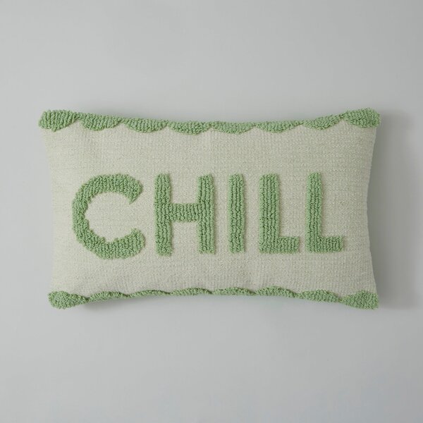 Chill Bright Slogan Cushion