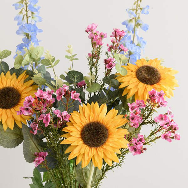 Artificial Multicoloured Wildflower Bouquet