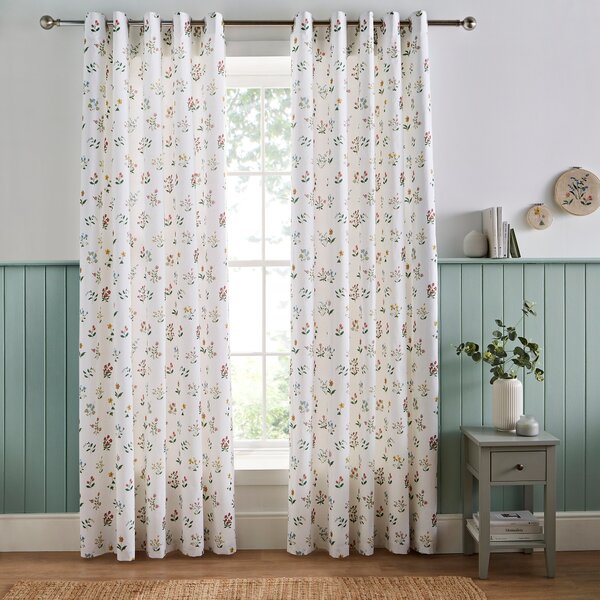 Heart Soul Stems Eyelet Curtains