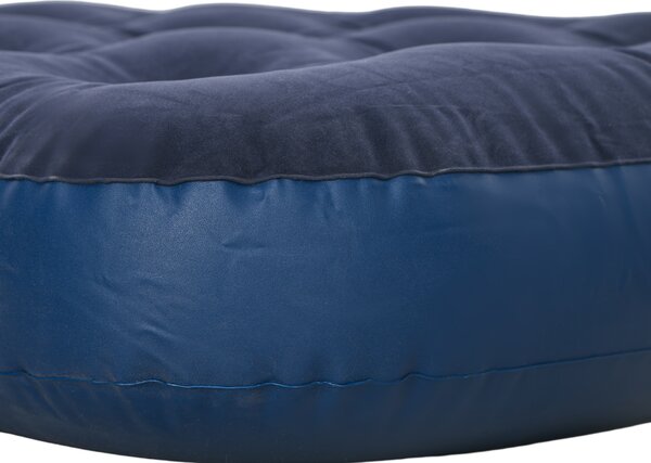 Outsunny Single Air Mattress with Hand Pump, Portable Air Bed with Flocked Surface, 191 x 73 x 22cm, Blue
