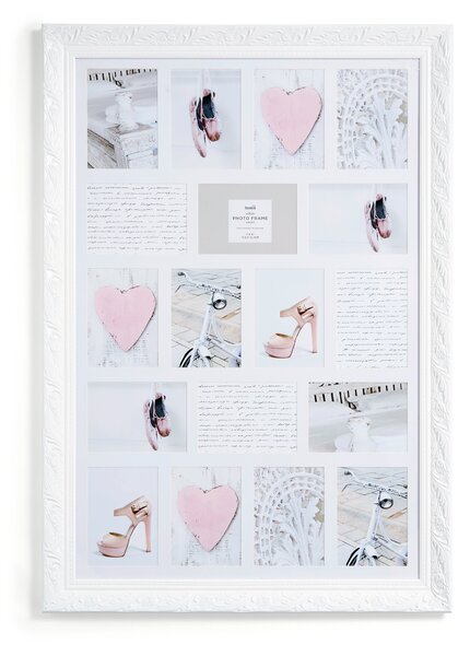 Swept White Multi Photo Frame