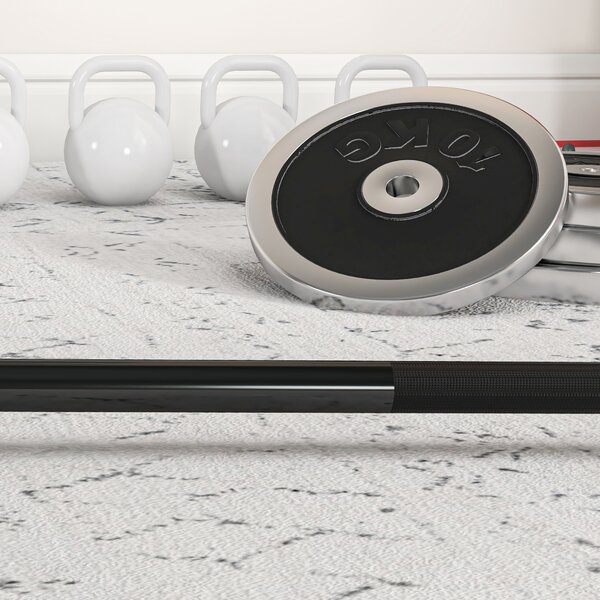 SPORTNOW Olympic Barbell: Home Gym Essential with Spring Collars, 210cm, 2"/5cm Plate Compatible Aosom UK