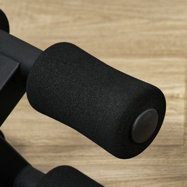 SPORTNOW Tibialis Trainer Tib Bar for Strengthening Calves Shins Ankles, Fits 5cm/2" Weight Plates Aosom UK