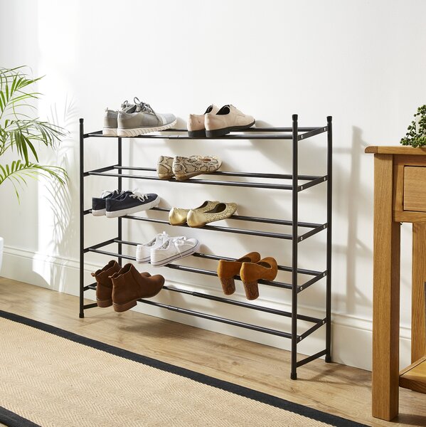 5 Tier Extendable Metal Shoe Rack