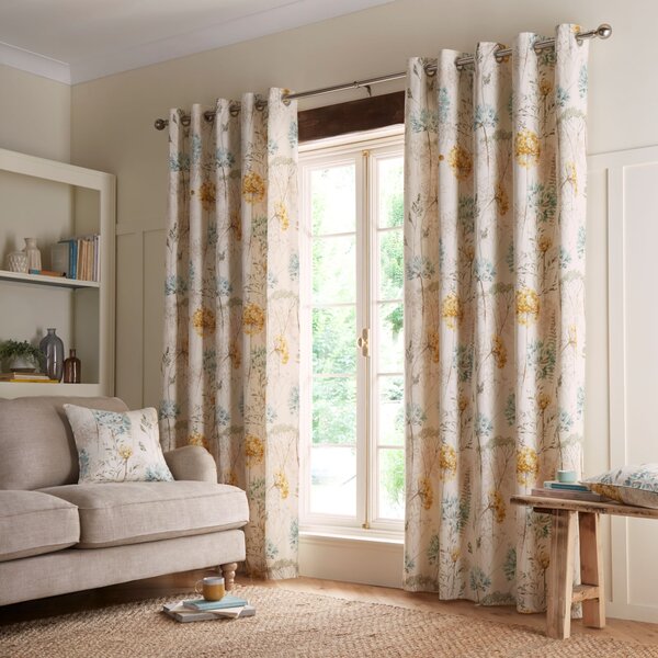 Country Meadow Eyelet Curtains