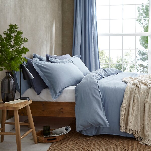 Cotton Linen Duvet Cover & Pillowcase Set