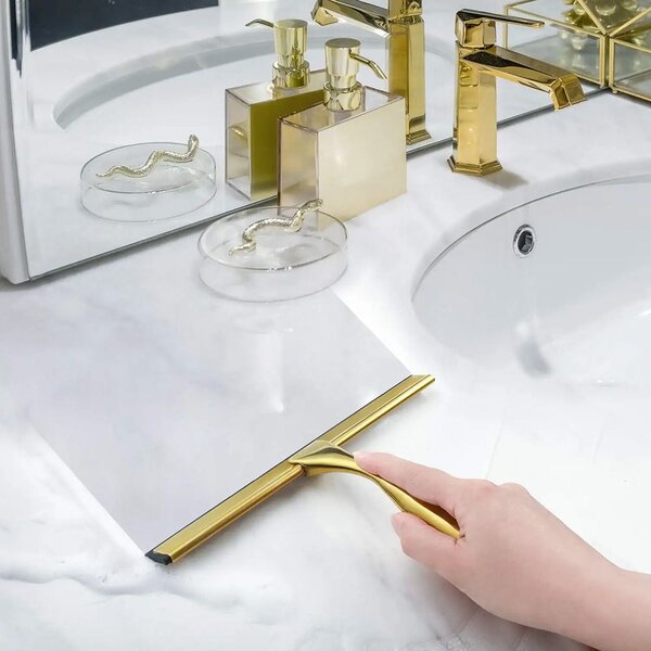 Bathroom squeegee Brush Gold