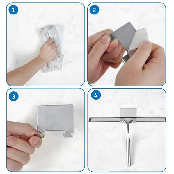 Bathroom squeegee Brush Gold