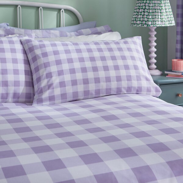 Ansley Gingham Duvet Cover & Pillowcase Set