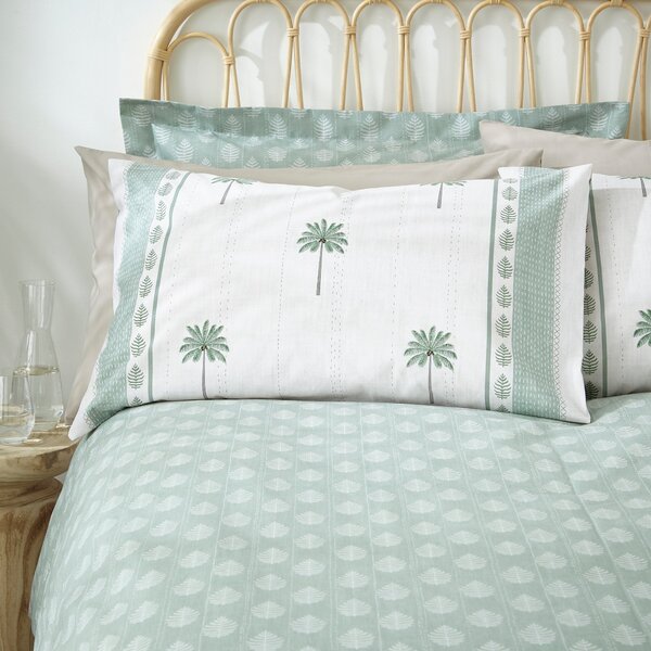 Palm Tree Duvet Cover & Pillowcase Set