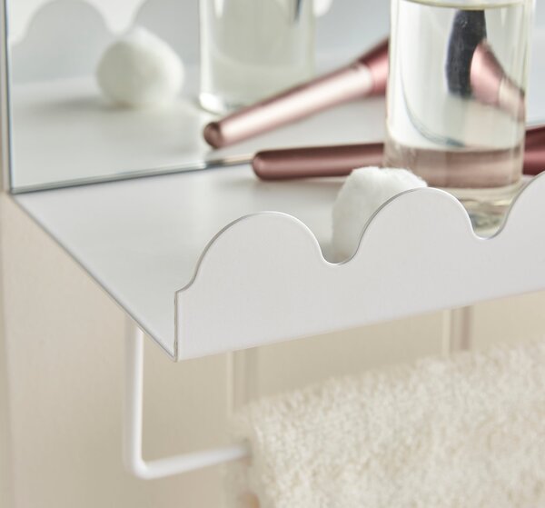 Heart and Soul Scalloped Mirror